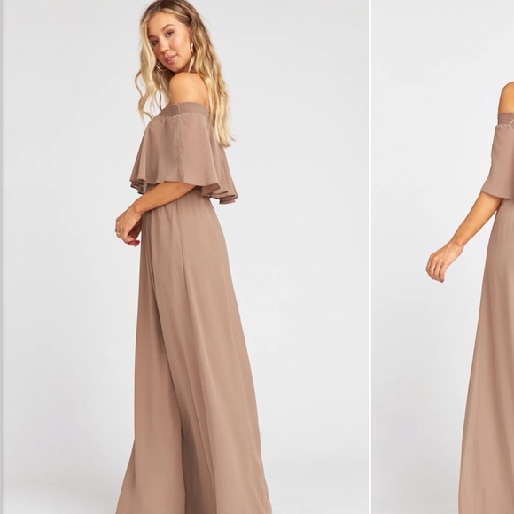 Show me your Mumu Hacienda Maxi Dress Dune - Picture 2 of 7